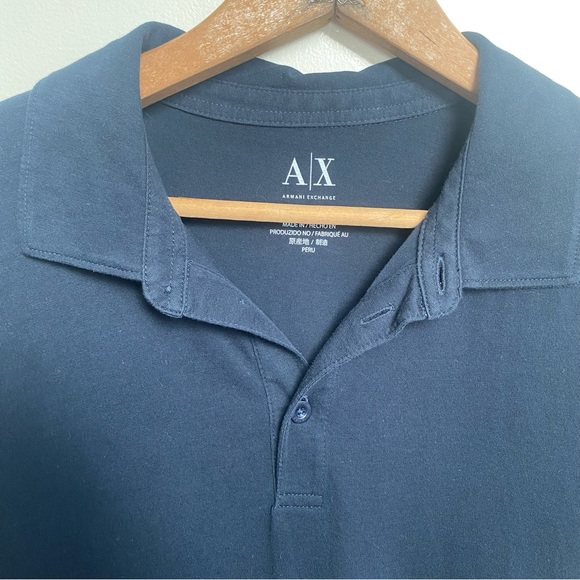 Armani Exchange Navy Polo - Picture 2 of 9